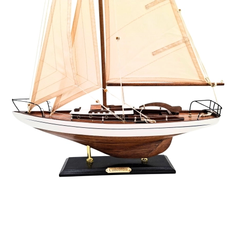 Model Jachtu Żaglowego - dekoracja marynistyczna 66 cm – 50445
